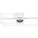 48" Modern Flush Mount Reversible Crytsal Ceiling Fan with Lighting and Remote Control - ParrotUncle