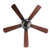 48" Ummuhan Industrial Flush Mount Reversible Ceiling Fan with Lighting and Remote Control - ParrotUncle