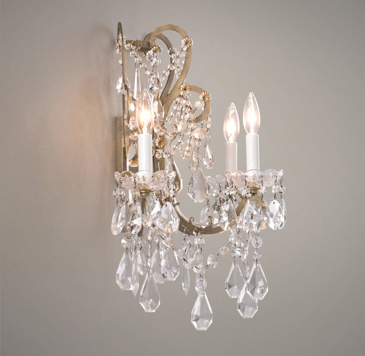 Modern 3-light Silver or Golden Wall Sconce Lighting