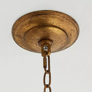 3-Light / 4-Light Hamptons Vintage Lantern Square Chandelier with Adjustable Hanging Length