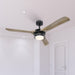 52" Aerofanture Industrial DC Motor Downrod Mount Reversible Ceiling Fan with Lighting and Remote Control - ParrotUncle