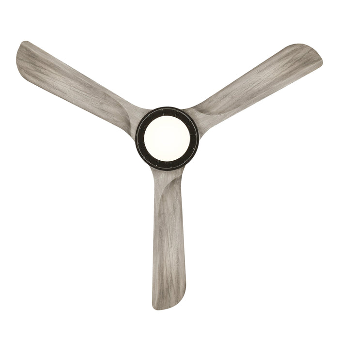 52" Aerofanture Industrial DC Motor Downrod Mount Reversible Ceiling Fan with Lighting and Remote Control - ParrotUncle