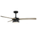 52" Aerofanture Industrial DC Motor Downrod Mount Reversible Ceiling Fan with Lighting and Remote Control - ParrotUncle