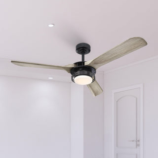 52" Aerofanture Hamptons Industrial DC Motor Downrod Mount Reversible Ceiling Fan with Lighting and Remote Control
