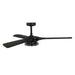 52" Aerofanture Industrial DC Motor Downrod Mount Reversible Ceiling Fan with Lighting and Remote Control - ParrotUncle