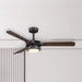 52" Aerofanture Industrial DC Motor Downrod Mount Reversible Ceiling Fan with Lighting and Remote Control - ParrotUncle