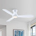 52" Ahmedabad Industrial DC Motor Flush Mount Reversible Ceiling Fan with LED Lighting and Remote Control - ParrotUncle