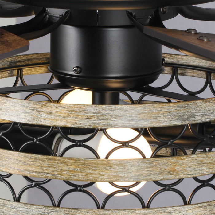 52" Alward Smart Fan with Light Kit - ParrotUncle