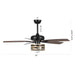52" Alward Smart Fan with Light Kit - ParrotUncle