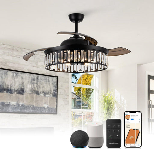 52" Broxburne Smart Fan with Light Kit - ParrotUncle