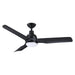 52" Cason Induatrial Downrod Mount Reversible Ceiling Fan with LED Lighting and Remote Control - ParrotUncle