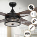 52" Cason Modern Downrod Mount Reversible Ceiling Fan with Lighting and Remote Control - ParrotUncle
