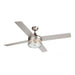 52" Cason Modern Downrod Mount Reversible Ceiling Fan with Lighting and Remote Control - ParrotUncle