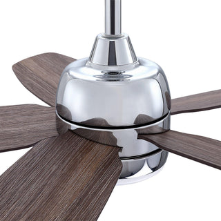 52" Dicken Hamptons Farmhouse Downrod Mount Reversible Ceiling Fan with Lighting and Remote Control