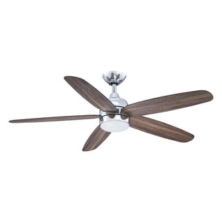 52" Dicken Hamptons Farmhouse Downrod Mount Reversible Ceiling Fan with Lighting and Remote Control