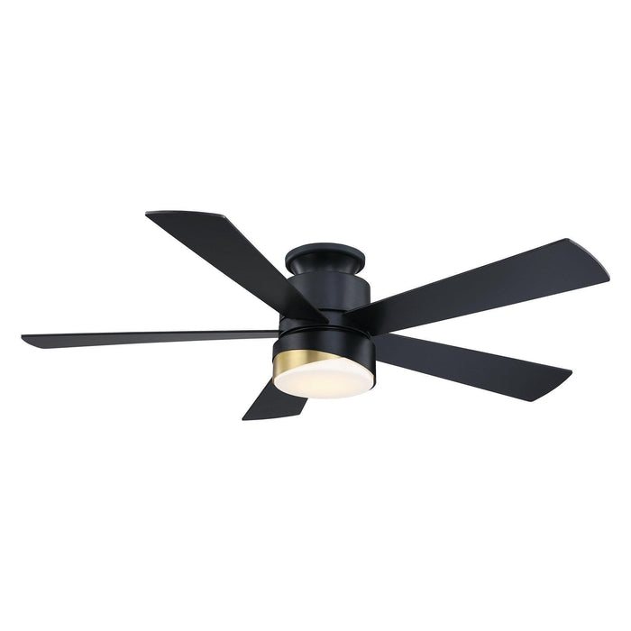 52" Flush Mount Smart Fan with LED Light - ParrotUncle
