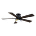 52" Flush Mount Smart Fan with LED Light - ParrotUncle