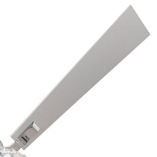 52" Ganga Modern Downrod Mount Reversible Crystal Ceiling Fan with Lighting and Remote Control