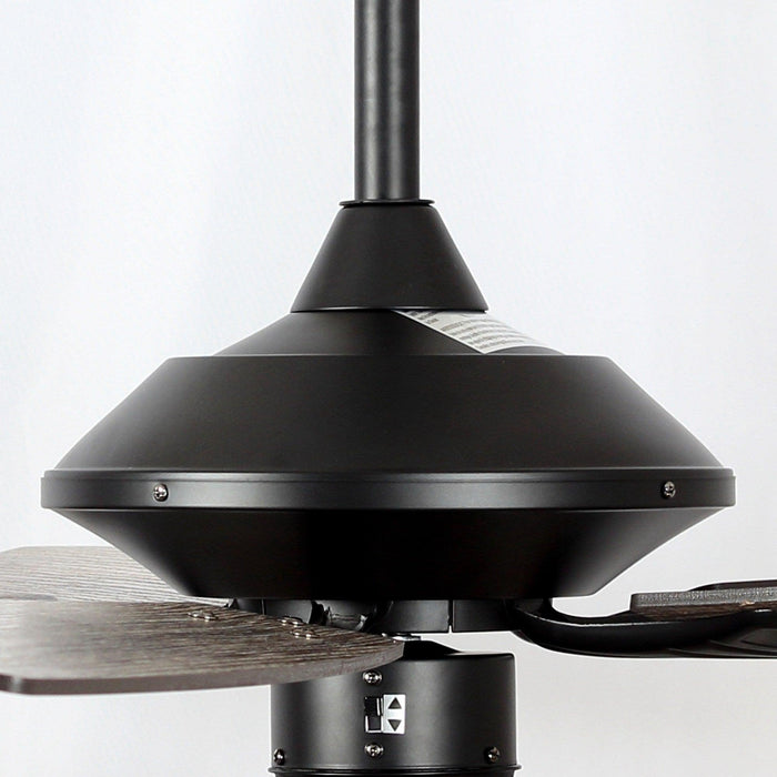 52" Howell Modern Downrod Mount Reversible Crystal Ceiling Fan with Lighting and Remote Control - ParrotUncle