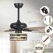 52" Hyderabad-Secunderabad Farmhouse Downrod Mount Reversible Ceiling Fan with Lighting and Remote Control - ParrotUncle