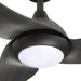 52" Industrial DC Motor Downrod Mount Reversible Ceiling Fan with LED Lighting and Remote Control - ParrotUncle