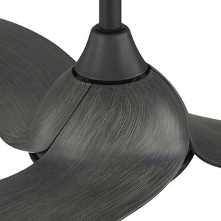 52" Hamptons Industrial DC Motor Downrod Mount Reversible Ceiling Fan with LED Lighting and Remote Control