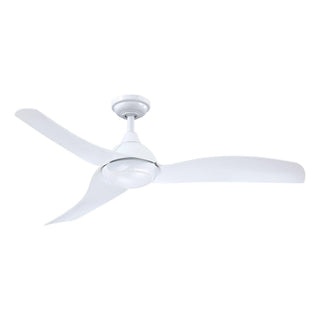 52" Hamptons Industrial DC Motor Downrod Mount Reversible Ceiling Fan with LED Lighting and Remote Control