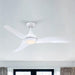 52" Industrial DC Motor Downrod Mount Reversible Ceiling Fan with LED Lighting and Remote Control - ParrotUncle