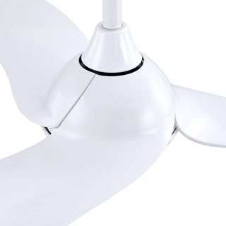 52" Hamptons Industrial DC Motor Downrod Mount Reversible Ceiling Fan with LED Lighting and Remote Control