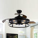 52" Jamshedpur Industrial Downrod Mount Ceiling Fan with Lighting and Remote Control - ParrotUncle
