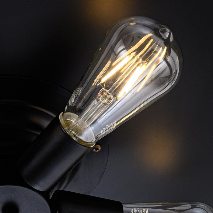 52" Jamshedpur Industrial Downrod Mount Ceiling Fan with Lighting and Remote Control - ParrotUncle