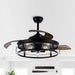 52" Jamshedpur Industrial Downrod Mount Ceiling Fan with Lighting and Remote Control - ParrotUncle