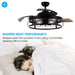 52" Jamshedpur Industrial Downrod Mount Ceiling Fan with Lighting and Remote Control - ParrotUncle