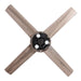 52" Kashmir Farmhouse Downrod Mount Reversible Ceiling Fan with Lighting and Remote Control - ParrotUncle