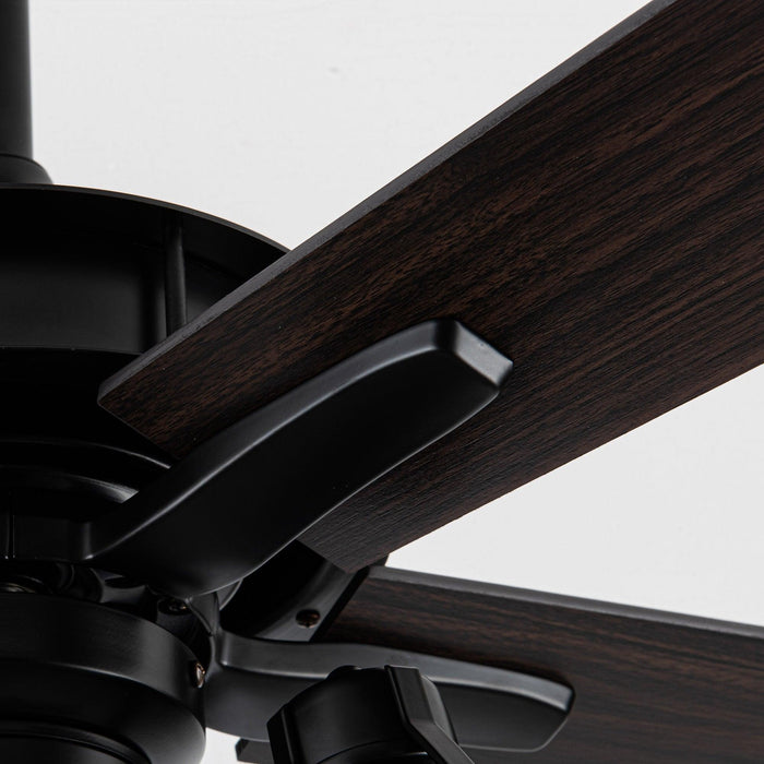 52" Kashmir Industrial Downrod Mount Reversible Ceiling Fan with Lighting and Remote Control - ParrotUncle