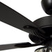 52" Kerala Modern Chrome Downrod Mount Reversible Crystal Ceiling Fan with Lighting and Remote Control - ParrotUncle