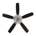 52" Kerala Modern Chrome Downrod Mount Reversible Crystal Ceiling Fan with Lighting and Remote Control - ParrotUncle