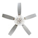 52" Kerala Modern Chrome Downrod Mount Reversible Crystal Ceiling Fan with Lighting and Remote Control - ParrotUncle