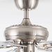 52" Kyla Industrial Brushed Nickel Reversible Caged Ceiling Fan with Lighting - ParrotUncle