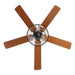 52" Mumbai Industrial Downrod Mount Reversible Ceiling Fan with Lighting and Remote Control - ParrotUncle