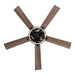 52" New Delhi Industrial Downrod Mount Reversible Ceiling Fan with Lighting and Remote Control - ParrotUncle