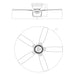 52" Panipat Modern Chrome Flush Mount Reversible Crystal Ceiling Fan with Lighting and Remote Control - ParrotUncle