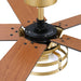 52" Prayag Industrial Downrod Mount Reversible Ceiling Fan with Lighting and Remote Control - ParrotUncle