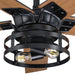 52" Prayag Industrial Downrod Mount Reversible Ceiling Fan with Lighting and Remote Control - ParrotUncle