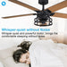 52" Prayag Industrial Downrod Mount Reversible Ceiling Fan with Lighting and Remote Control - ParrotUncle
