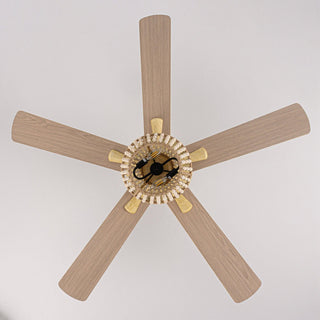 52" Pune Farmhouse Downrod Mount Reversible Ceiling Fan with Lighting and Remote Control