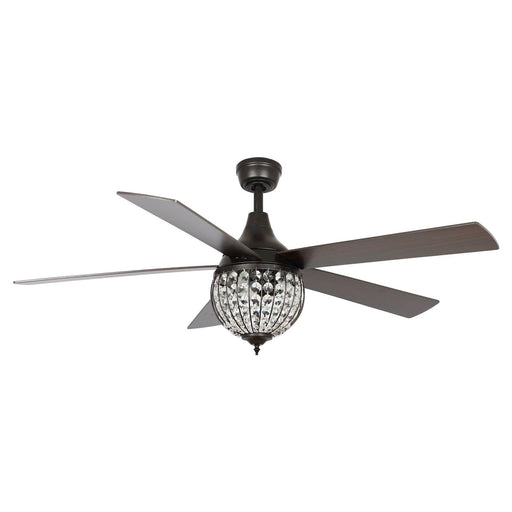 52" Varanasi Farmhouse Downrod Mount Ceiling Fan with Lighting and Remote Control - ParrotUncle