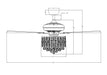 52" Wethington Modern Downrod Mount Reversible Crystal Ceiling Fan with Lighting and Remote Control - ParrotUncle