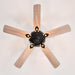 52" Wilburton Industrial Downrod Mount Reversible Ceiling Fan with Lighting and Remote Control - ParrotUncle