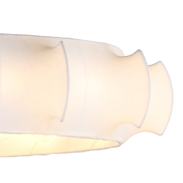 Perimost 30 Inch Electroplated Golden Downrod Mount Luxury Fandelier with Light and Remote Control